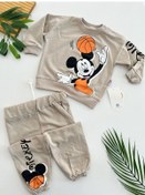 Resim Basket Toplu Erkek Alt-üst Takım Gri 