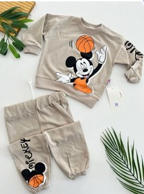 Resim Basket Toplu Erkek Alt-üst Takım Gri 