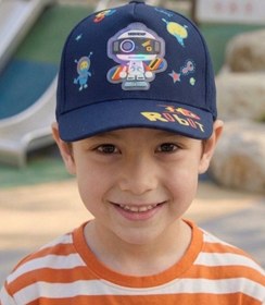 Resim AYDINER TEKSTİL 3D Işıklı Robot Figürlü Eğlenceli Erkek Çocuk Şapka 