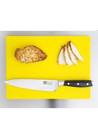 Resim 3'lü Türkay 40x25x2 Cm Polietilen Kesme Tahtası Kesim Levhası Sarı 4719 