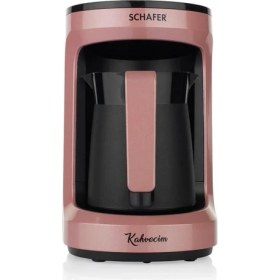 Resim Schafer Kahvecim Otomatik Türk Kahve Makinesi-Rosegold 
