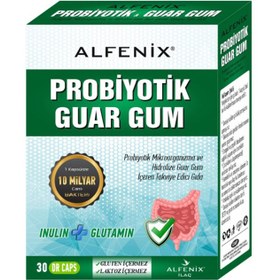 Resim Alfenix Probiyotik Guar Gum 30 Kapsül 