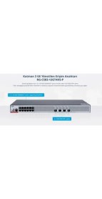 Resim RUIJIE 8port RG-CS83-12GT4XS-P GIGABIT 4-10GBE SFP+ 370W LAYER3 YÖNETİLEBİLİR SWITCH 
