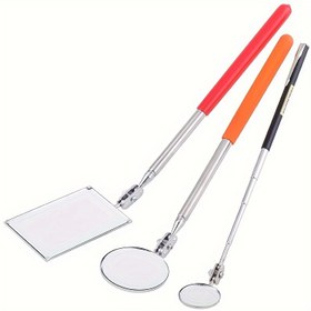 Resim 58.42cm Uzatılabilir Teleskopik Muayene Aynası - Dayanıklı, Kolay Kullanımlı, Zor Ulaşılabilir Alanlar İçin Otomatik Dedektör Aracı 