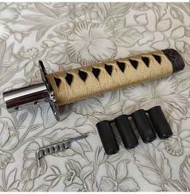 Resim Topnotch Golden Black Vites Değiştirme Kolu Otomatik Manuel Universal Uzatmalı Samuray Vites Topuzu 