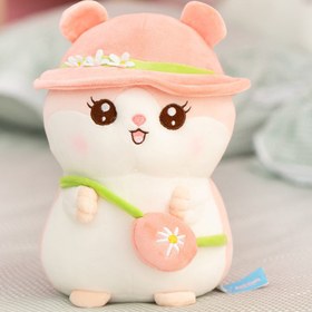 Resim Cute Summer Hamster Doll Plush Toy Rat And Mouse Doll Girl Birthday Gift To Accompany Sleeping Couple Doll - Pink / 30m 