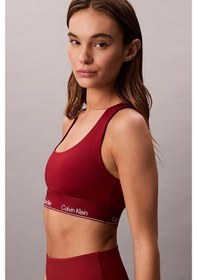 Resim Kadın Orta Destekli Yarışçı Sırtı Spor Sütyeni - Bordo Fall Berry 