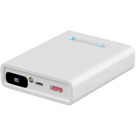 Resim eNerRX Enerx ENR-P10188DC 10000 Mah 2.1 Amper Dijital Göstergeli Powerbank Beyaz 