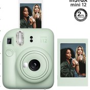 Resim Instax Mini 12 Pembe Fotoğraf Makinesi Ve Fotoğraf Çerçeve Seti Fujifilm