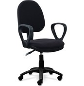 Resim Ofiscombin Ofis Büro Döner Tekerlekli Öğrenci Ders Çalışma Koltuğu Siyah Vvap100s 