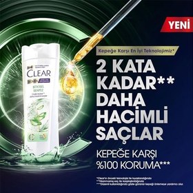 Resim Clear Women Kepeğe Karşı Etkili Şampuan Bitkisel Sentez Aloe Vera & Çay Ağacı Yağı 350 ml 