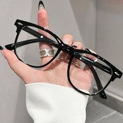 Resim 1 Çift Şık ve Moda Gözlük - Klasik Kare Çerçeve, Günlük Ofis Kullanımı İçin Trendy Aksesuar 
