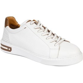 Resim Greyder 14811 Erkek Beyaz Hakiki Deri Sneaker Ayakkabı-417 Beyaz 