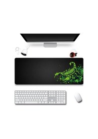 Resim Sonictouch Neon Yeşili Akrep Kusursuz Hassasiyet Dikişsiz Xxl Gamer Oyuncu Klavye Mouse Pad 40x90cm Mousepad 