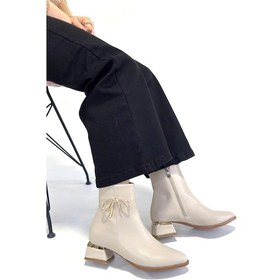 Resim Harly Bej Cilt Topuklu Bot Çok Renkli 