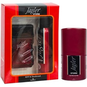 Resim Jagler Storm Erkek Parfüm EDT 90 ML + Deodorant 150 ML + Deo Roll-on 