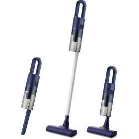 Resim Dikey Mavi Elektrikli Süpürge 500W 90° Başlık - 1.5lt Toz Hazne - Çift Filtre SVC-8628 (5264) 