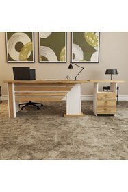Resim Kalender Dekor Ophira-1-3 Ofis Büro Masası Takımı 
