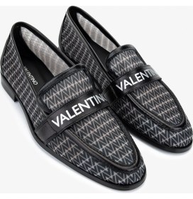 Resim Mario Valentino Kadın Deri & Tekstil Siyah Loafer Ayakkabı 1040 91D2528 Bn Ayk Y25 Black 