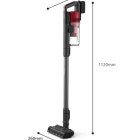 Resim Philips XC6552/01 Kablosuz Dikey Süpürge 6000 Serisi +Azur 7500 Serisi 3200 W Buharlı Ütü Hediye 