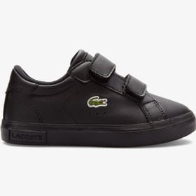 Resim Lacoste Powercourt Bebek Siyah Spor Ayakkabı 
