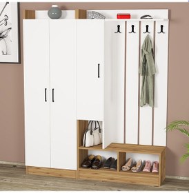 Resim Kalender Dekor Lityum-1-3 Lty02 Portmanto Vestiyer Ayakkabılık 