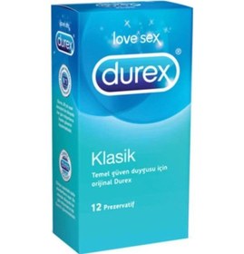 Resim Durex Klasik 12'li Prezervatif 