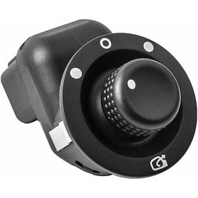 Resim Aubyhe Renault Scenic 2/clio Mk3 2003-2009 İçin Sürücü Tarafı Geribakış Aynası Kontrol Düğmesi - Oem 8200676533 Abs Siyah 