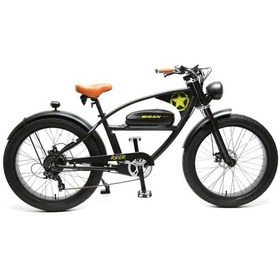 Resim Bisan Rider Elektrikli Bisiklet 26 Fatbike Siyah Yeşil Siyah - Yeşil 