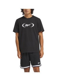 Resim Reebok Basketball T-shırt 100214159 Erkek Tişört Siyah S-xxl Siyah 