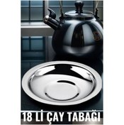 Resim Skygo ModaCar 18 li Metal Çay Tabağı Veneta Design Seti 