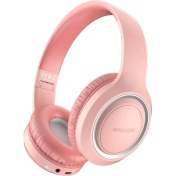 Resim Techno Guru Mobify Yüksesk Bass ve Yükses Ses Kalitesi Özellikli Ayarlanabilir Ölçülü ve Katlanabilir Uıd-10 Kafa Üstü Bluetooth Kulaklık Pembe 