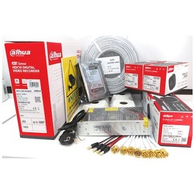 Resim Dahua 4 Kameralı 2 MP 1080P HD AHD HDCVI Set Hazır Kamera Seti 