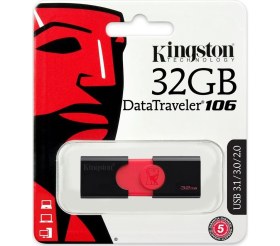 Resim Kingston DataTraveler 106 DT106/32GB 32 GB Usb 3.0 Flash Bellek 