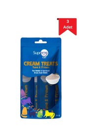 Resim Supreme Cat Ton Balıklı Ve Karidesli Krema Kedi Ödülü 4x14 Gr X 3 Paket 
