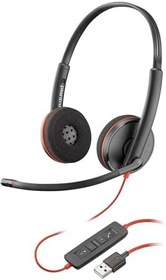 Resim Plantronics Stereo USB Kulaklık 'Blackwire C3220', Siyah 