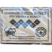 Resim omeyva Baskılı Kraft Oto Araç Araba Paspas Kağıdı - 35x50 Cm. - 50 Adetlik 3 Paket 