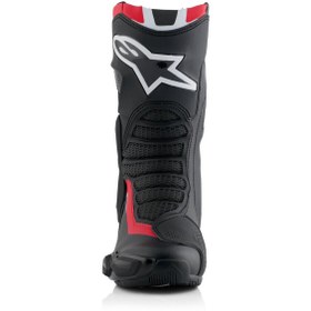 Resim Alpinestars Honda Smx-6 V3 Korumalı Motosiklet Botu Siyah Kırmızı Beyaz 