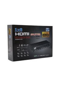 Resim Hytech Hy-Lu8 8 Port 4K 2K Hdmi Splitter 