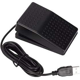 Resim USB Ayak Anahtarı Klavye Pedalı, USB Tek Pedallı Mekanik Anahtar, 2m Kablolu HID Programlanabilir Bilgisayar Klavye Faresi. 