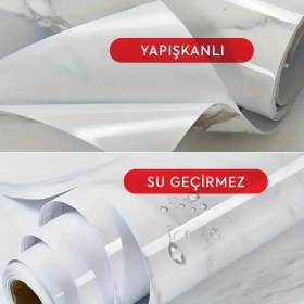 Resim Mermer Desenli Kaplama Kağıdı 5 Metre 