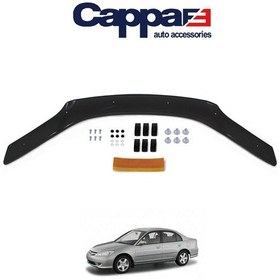Resim Cappafe Honda Civic 7 Ön Kaput Koruyucu Rüzgarlık 4Mm Abs 01-0 