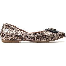 Resim Mammamia Kadın Hakiki Deri Toka Detaylı Günlük Babet 25y D25ya-7225 Z Leopar LEOPAR 