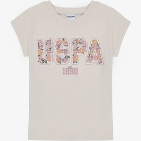 Resim U.S. Polo Assn. U.s. Polo Assn. Kız Çocuk Ekru Pijama Takım 50326438-vr019 Ecru 