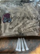 Resim nargilestore Nargile Store Ns Şeffaf Silikon 40 Adet Hijyenik Nargile Sipsi-tek Kullanımlık Yumuşak Silikon Sipsi 