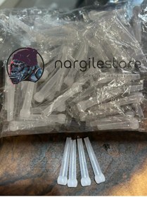 Resim nargilestore Nargile Store Ns Şeffaf Silikon 40 Adet Hijyenik Nargile Sipsi-tek Kullanımlık Yumuşak Silikon Sipsi 