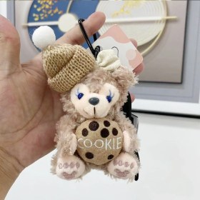 Resim OEMG 1 Adet Karikatür Çanta Çekicilik Anahtarlık Sevimli Iyi Şanslar Hediye Peluş Oyuncaklar Bebekler (Yurt Dışından) 