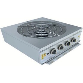 Resim CSA İnox Karacasan Endüstriyel Set Üstü Tek Gözlü LPG Tüplü Künefe Ve Börek Ocağı 