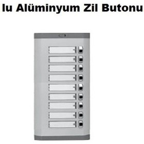 Resim 9 Lu Alüminyum Zil Butonu 