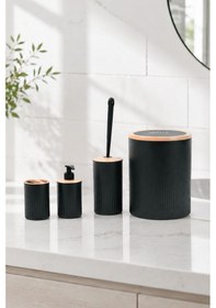 Resim Decorev Banyo Seti Dc-6344 Vest 4prç Siyah Xx6 Siyah 